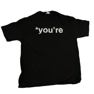 *you're Grammar Nerd Correction T-shirt. Fruit Of The Loom. Size Large. EUC!!!